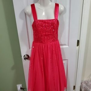 Hot Pink sequin dress